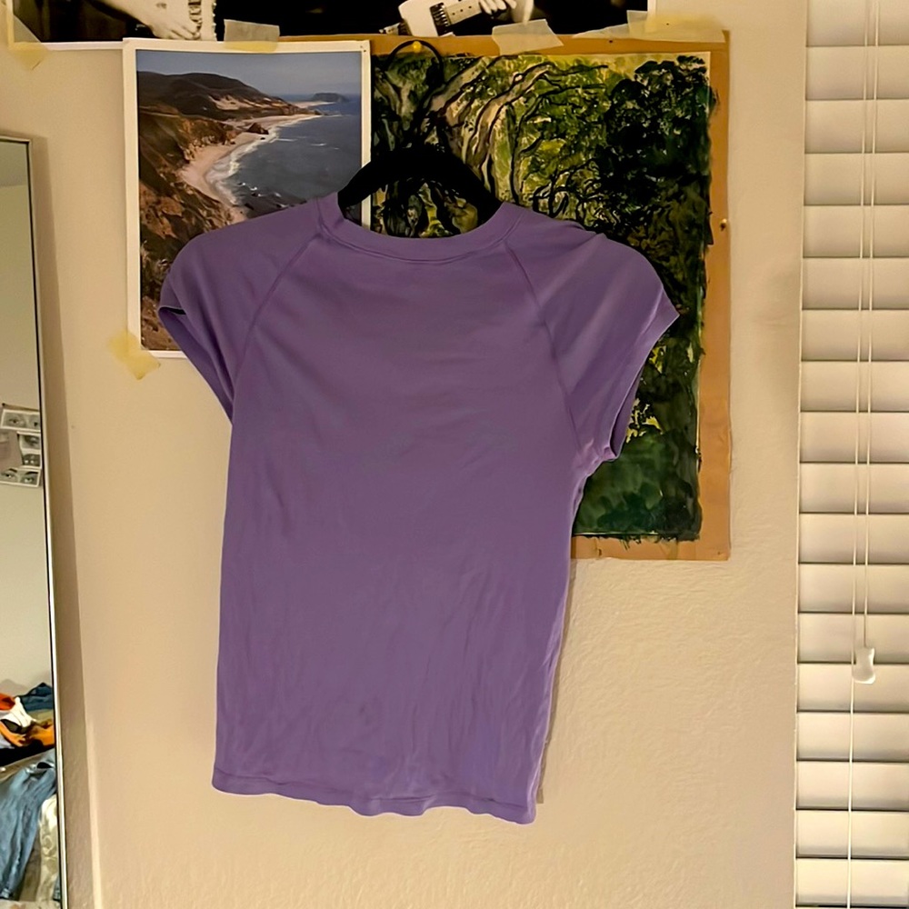 Free People purple t-shirt